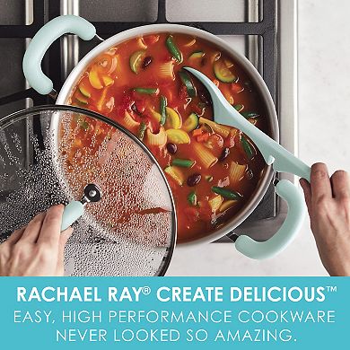 Rachael Ray Create Delicious Aluminum Nonstick 6-qt. Stockpot