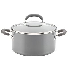 Farberware 10.5qt Aluminum Nonstick Stockpot with Lid Pewter