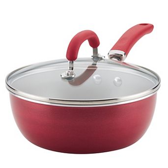 Rachael Ray® Create Delicious Aluminum Nonstick Induction Chef's Pan, 3-qt