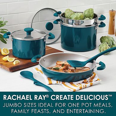 Rachael Ray Create Delicious 8-pc. Stacking Cookware Set