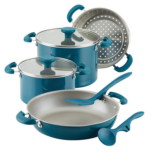 Rachael Ray Create Delicious 8 Pc Stacking Cookware Set
