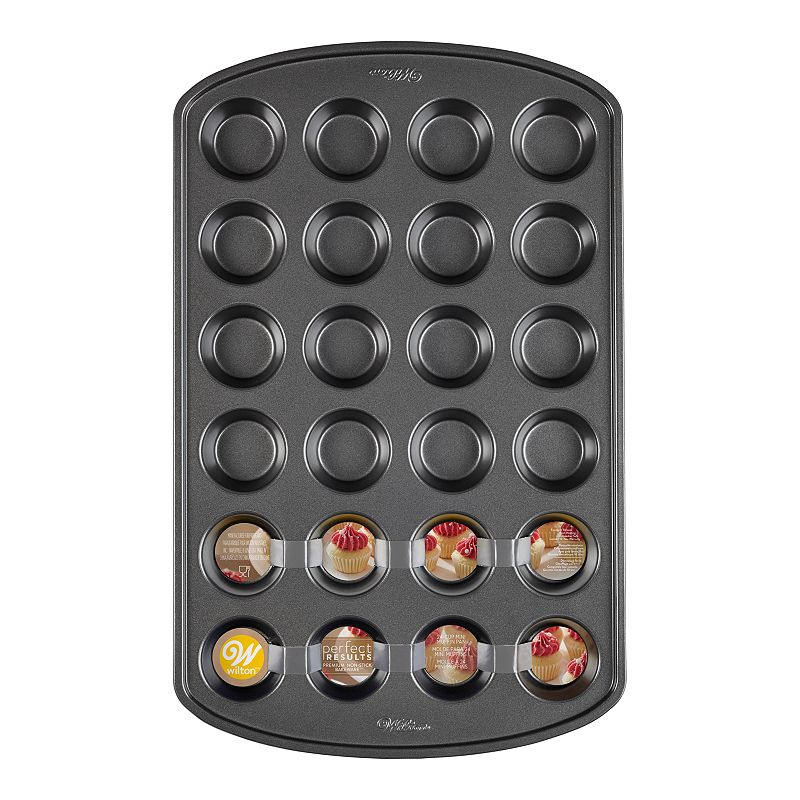 UPC 070896258199 product image for Wilton Perfect Results Mini Muffin Pan, Gray | upcitemdb.com