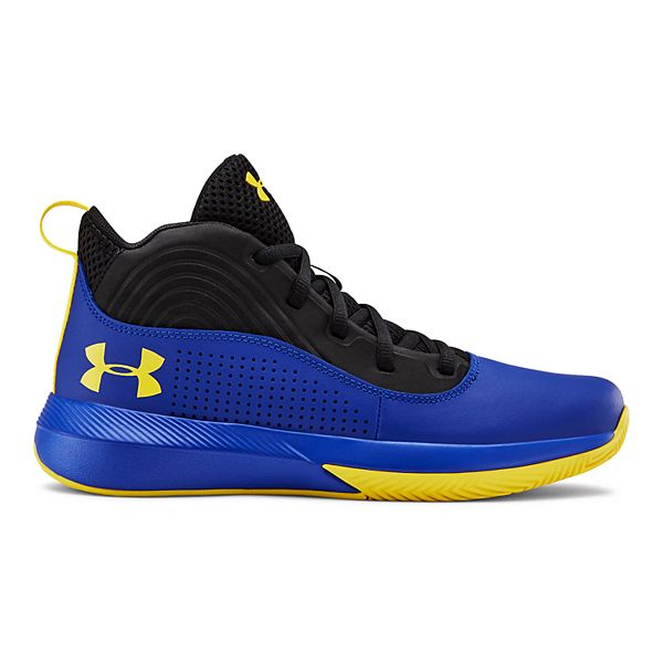 Under Armour Lockdown 4 Grade School Kids Basketball Shoes