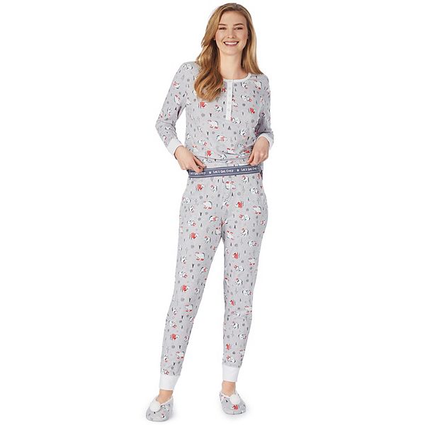 Women's Cuddl Duds 3-Piece Pajama Set