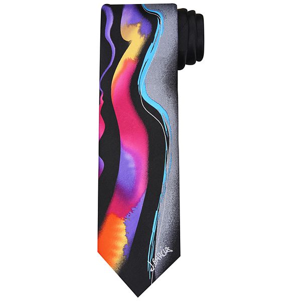 Men's Jerry Garcia Patterned Polyester Tie