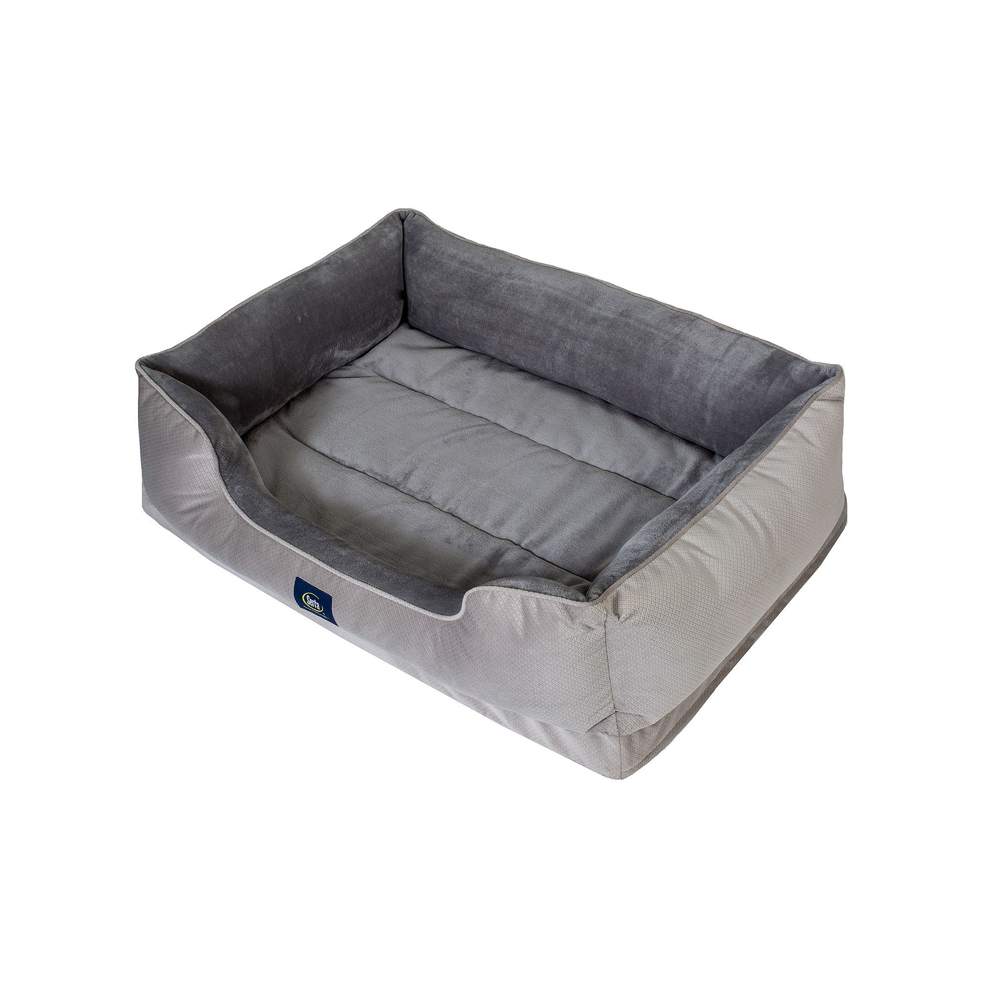 Serta® Ortho Cuddler Pet Bed, Grey