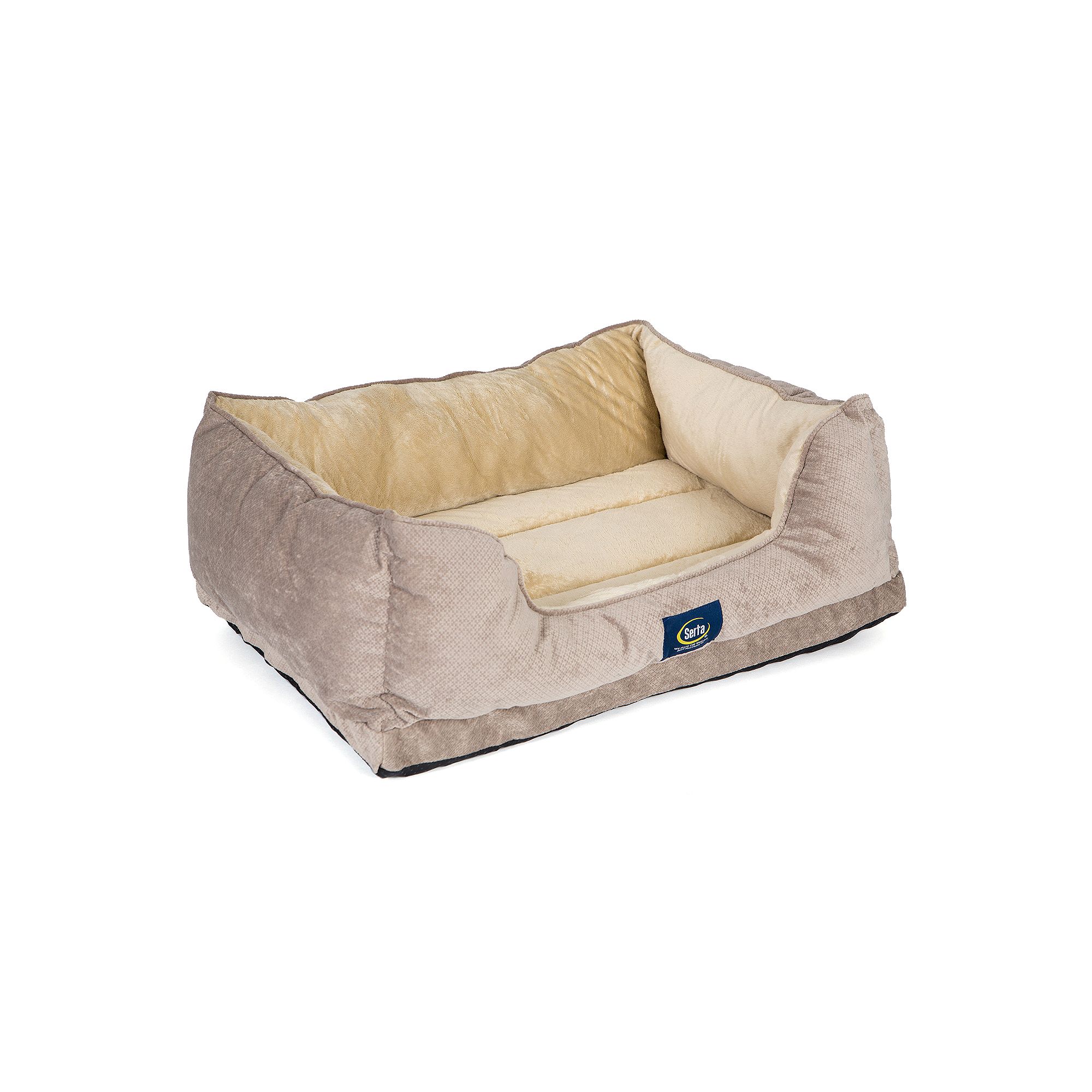 Serta® Ortho Cuddler Pet Bed, Gray