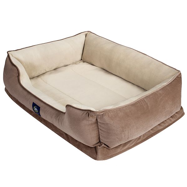 Serta® Ortho Cuddler Pet Bed - Mocha (XL)