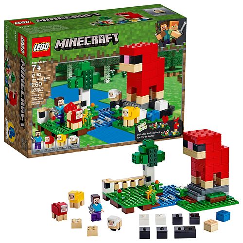 lego minecraft the sheep farm