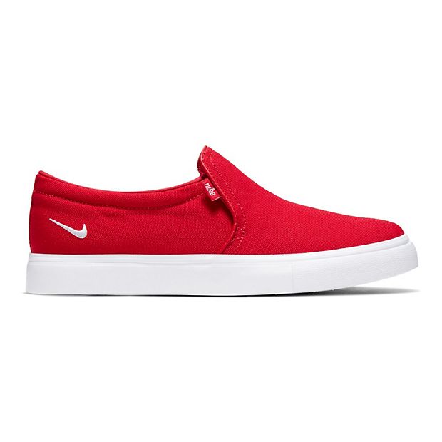 Nike slip 2024 ons red