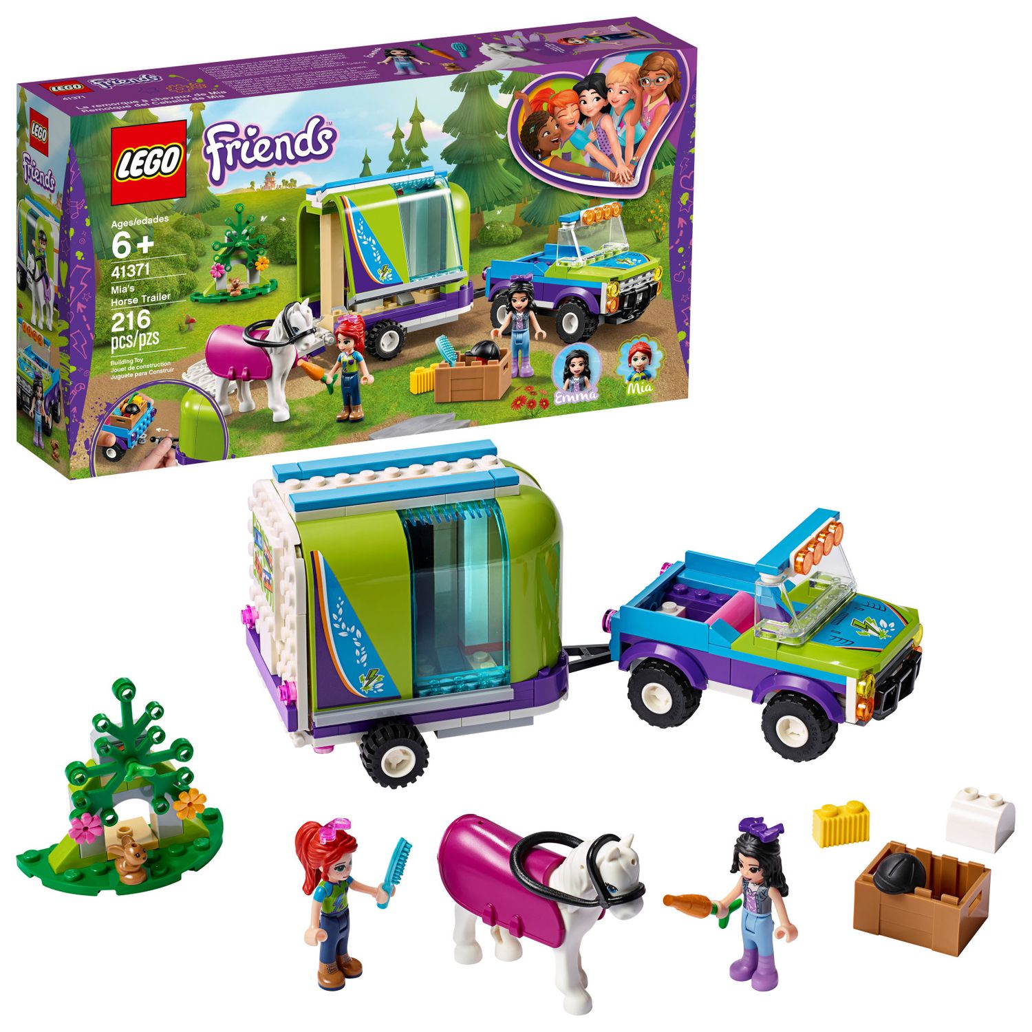 lego friends riding