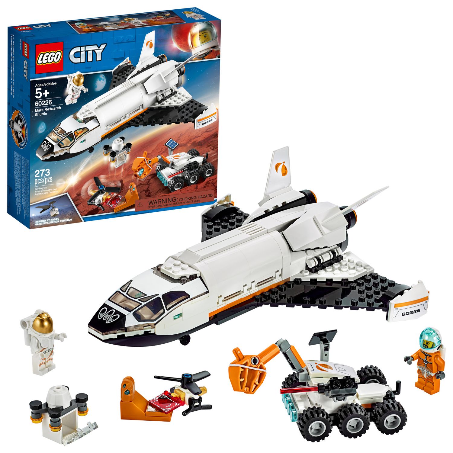 Image for LEGO City Space Port Mars Research Shuttle 60226 Set at Kohl's.