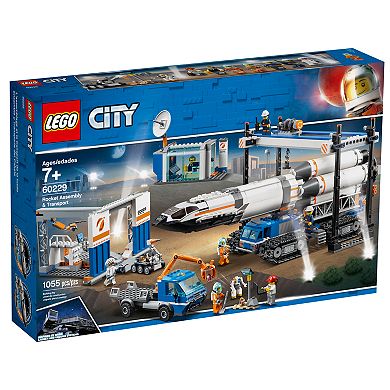LEGO City Space Port Rocket Assembly & Transport Set 60229