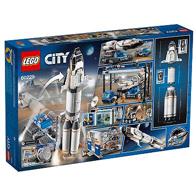 LEGO City Space Port Rocket Assembly & Transport Set 60229