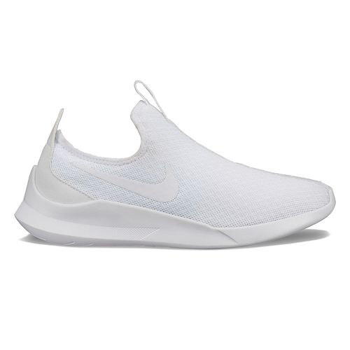 all white nike slip on shoes