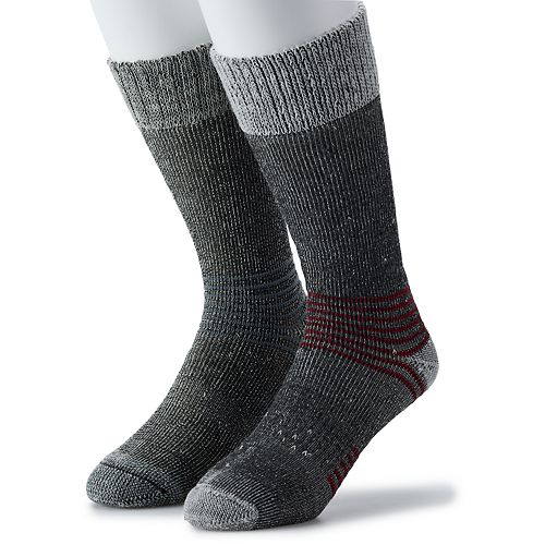 Men's IQ Brands 2-pack Wool-Blend Outdoor Crew Socks