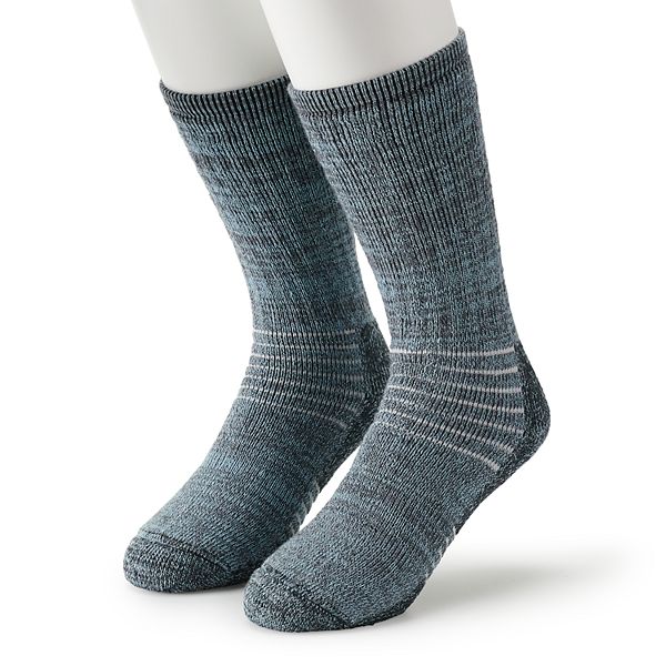 Men's IQ Brands 2-pack Thermolite Wool-Blend Outdoor Crew Socks