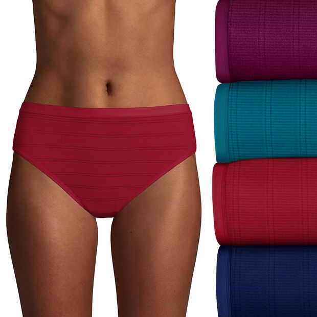 Hanes Womens Ultimate Comfort Flex Fit Brief 4-Pack, 6 