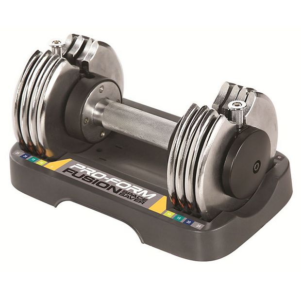 ProForm Space Saver 25 lb. Select a Weight Dumbbell