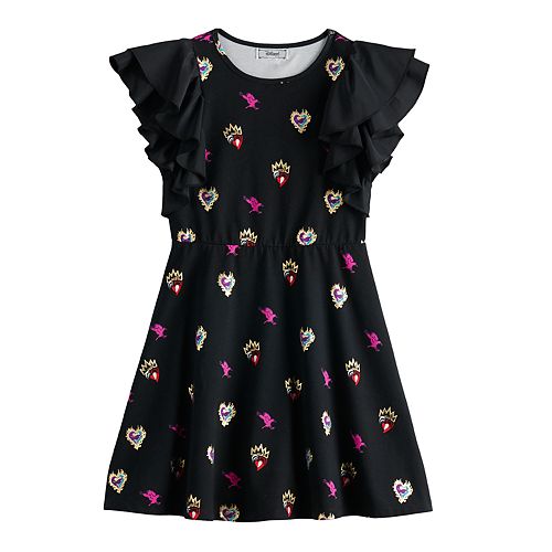 Girls 7 16 Disney S Descendants 3 Evie Flare Dress