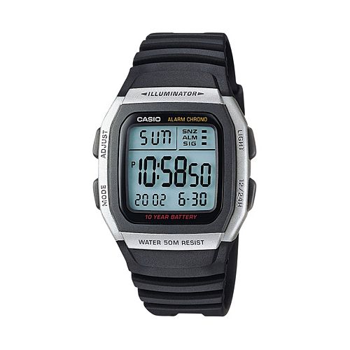 casio classic chronograph watch