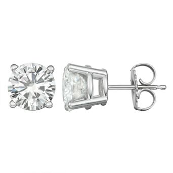 Charles & Colvard 14k Gold 3 Carat T.W. Lab-Created Moissanite Stud Earrings