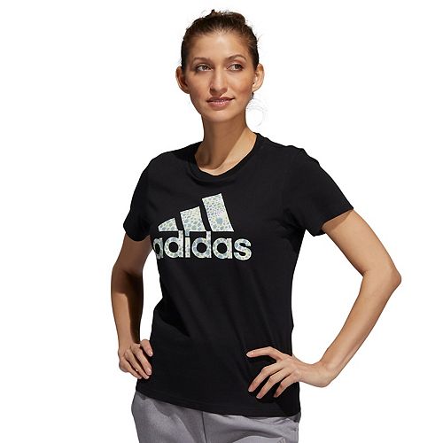 adidas badge of sport tee women's