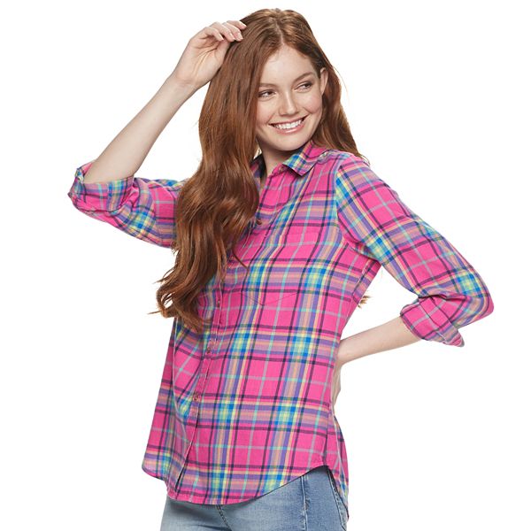 juniors flannel shirts