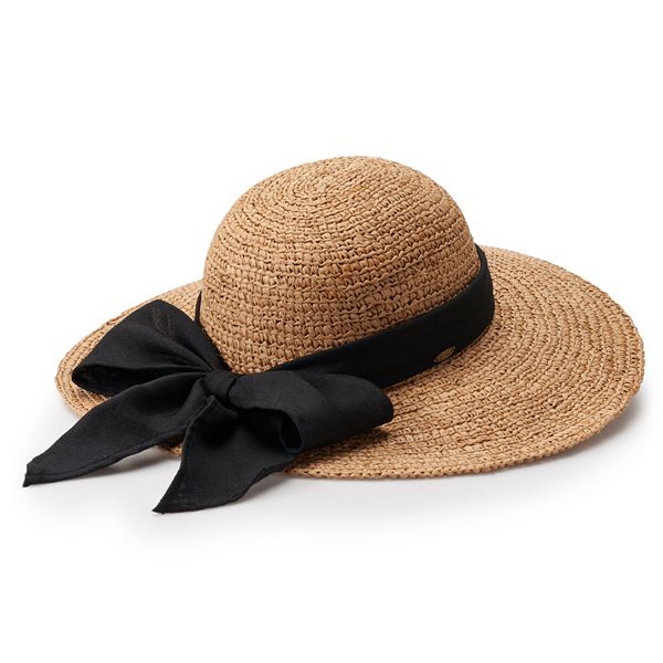 Sun hat cheap with bow