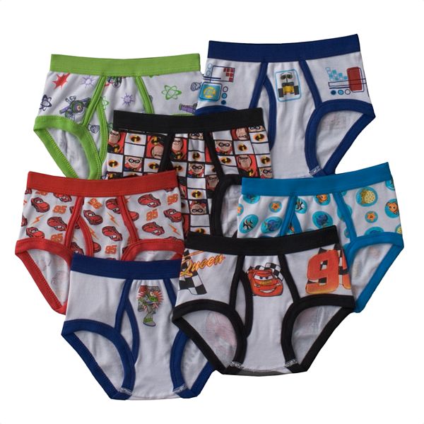 Handcraft Little Boys' Disney Cars 7 Pack Underwear Brief (2T/3T, Whit –  sandstormusa