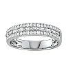 Simply Vera Vera Wang 14k White Gold 1/3 Carat T.W. Diamond Engagement Ring