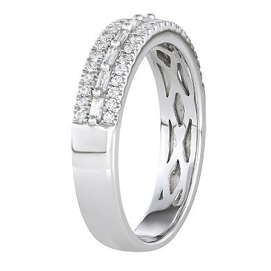 Simply Vera Vera Wang 14k White Gold 1/3 Carat T.W. Diamond Engagement Ring
