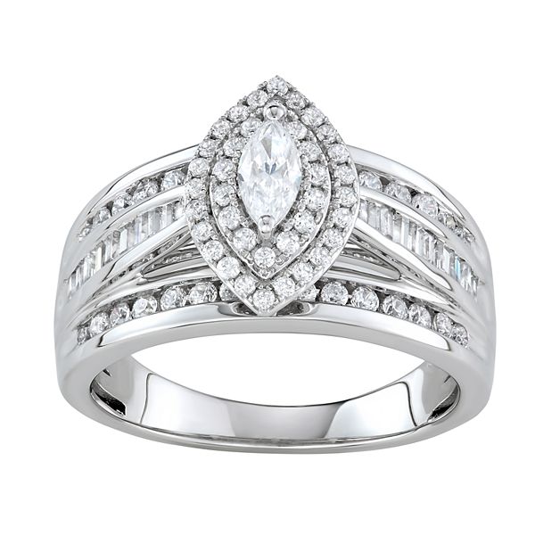 Vera wang deals marquise engagement ring