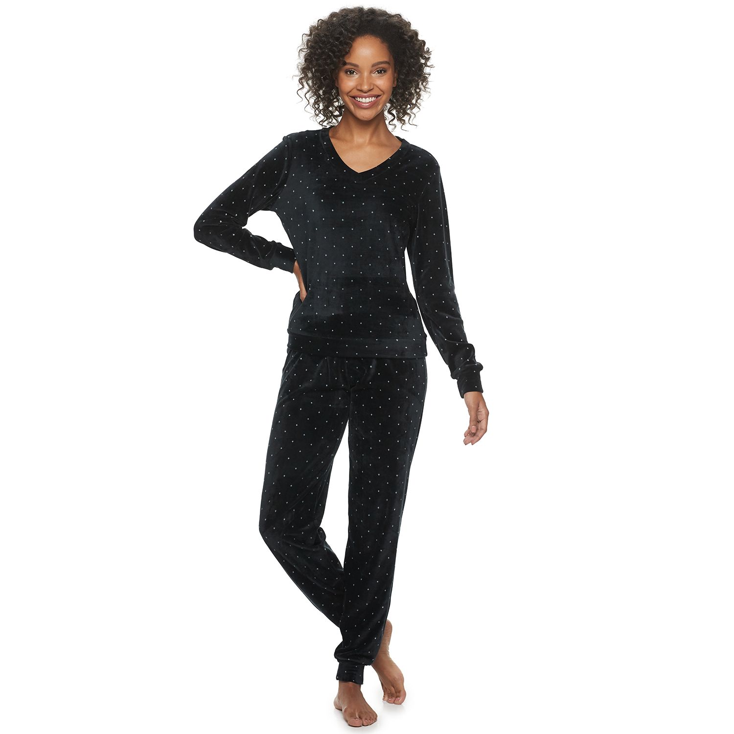 gloria vanderbilt velour sweatpants