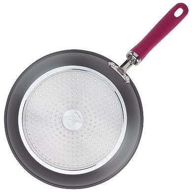 Rachael Ray Create Delicious Hard-Anodized Aluminum Nonstick Covered Deep Skillet