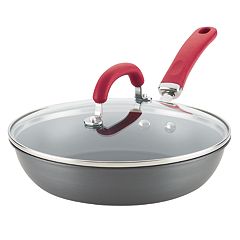 Rachael Ray Nitro Cast Iron Skillet 12-in ,Red