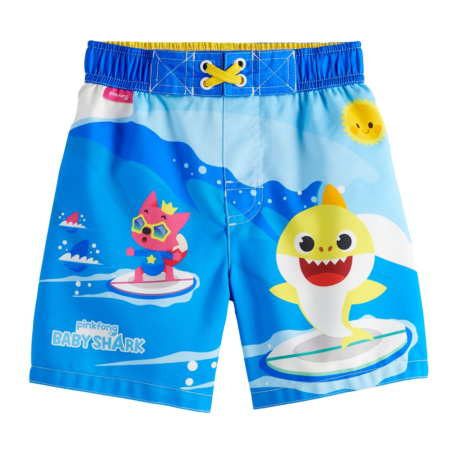 baby shark swim trunks