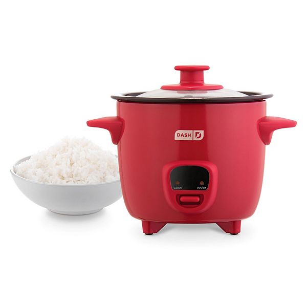 Dash 2-Cup Mini Rice Cooker - Red