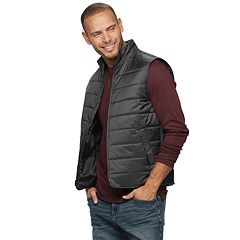 Mens fleece vest on sale kohls