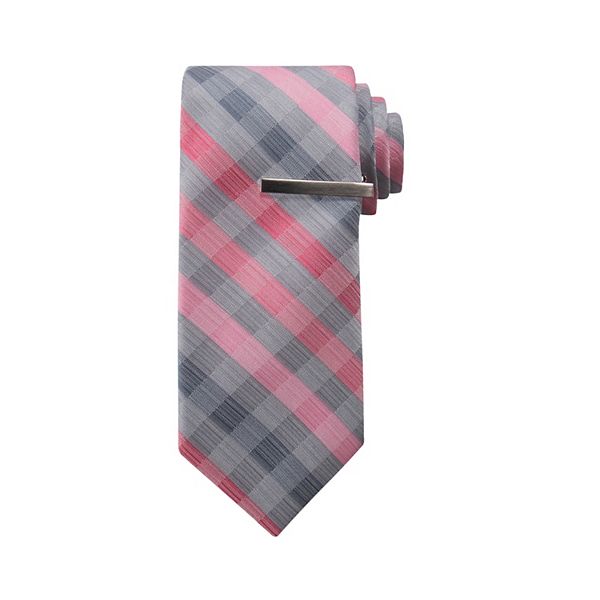 Men's Apt. 9® Checked Skinny Tie