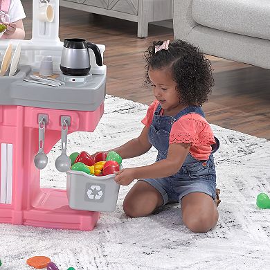 Step2 Modern Cook Play Kitchen Pink Set