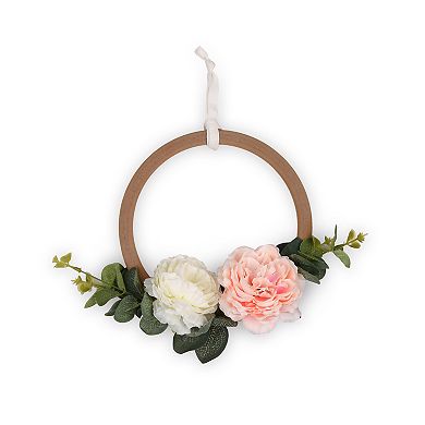 The Peanut Shell 2 Piece Floral Ring Wall Décor
