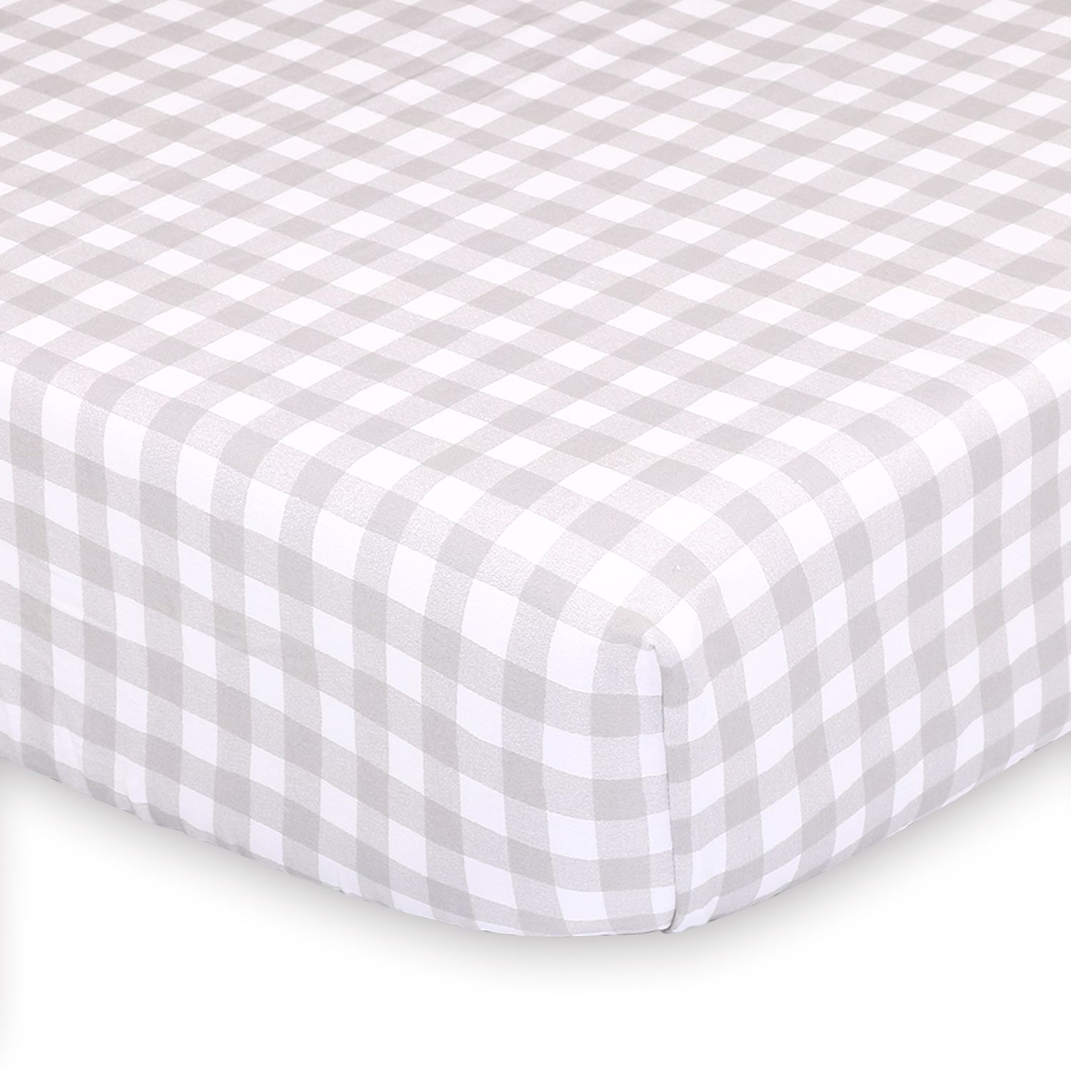 gingham crib sheet