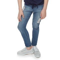 Girls 4-12 SONOMA Goods for Life™ Flip-Sequin Jeggings