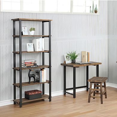Alaterre Furniture Pomona 5-Shelf Bookcase