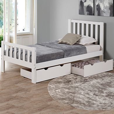 Alaterre Furniture Under Bed Storage Drawer 2-piece Set