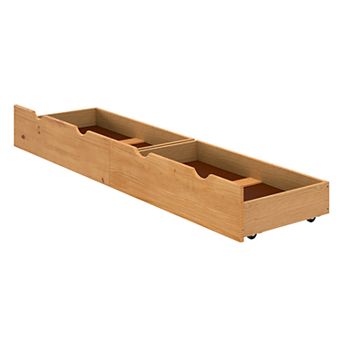 Alaterre Furniture Under Bed Storage Drawer 2 pc Set