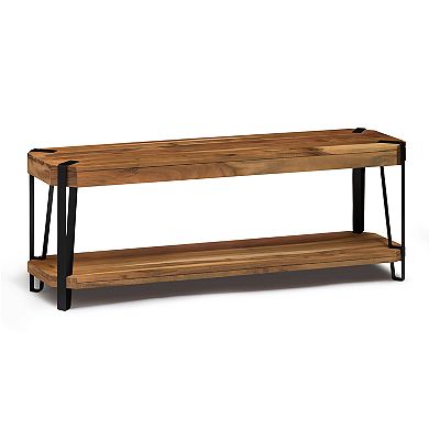 Alaterre Furniture Ryegate Bench & Coat Hook Wall Shelf 2-piece Set