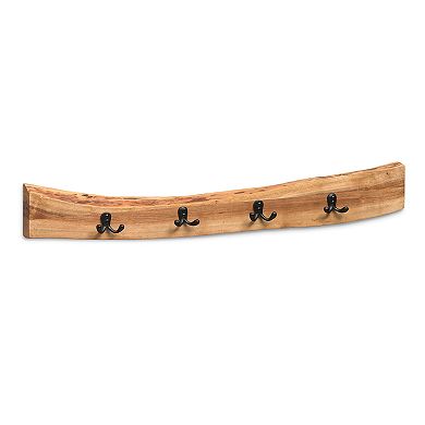 Alaterre Furniture Hairpin Bench & Coat Hook 2-piece Set