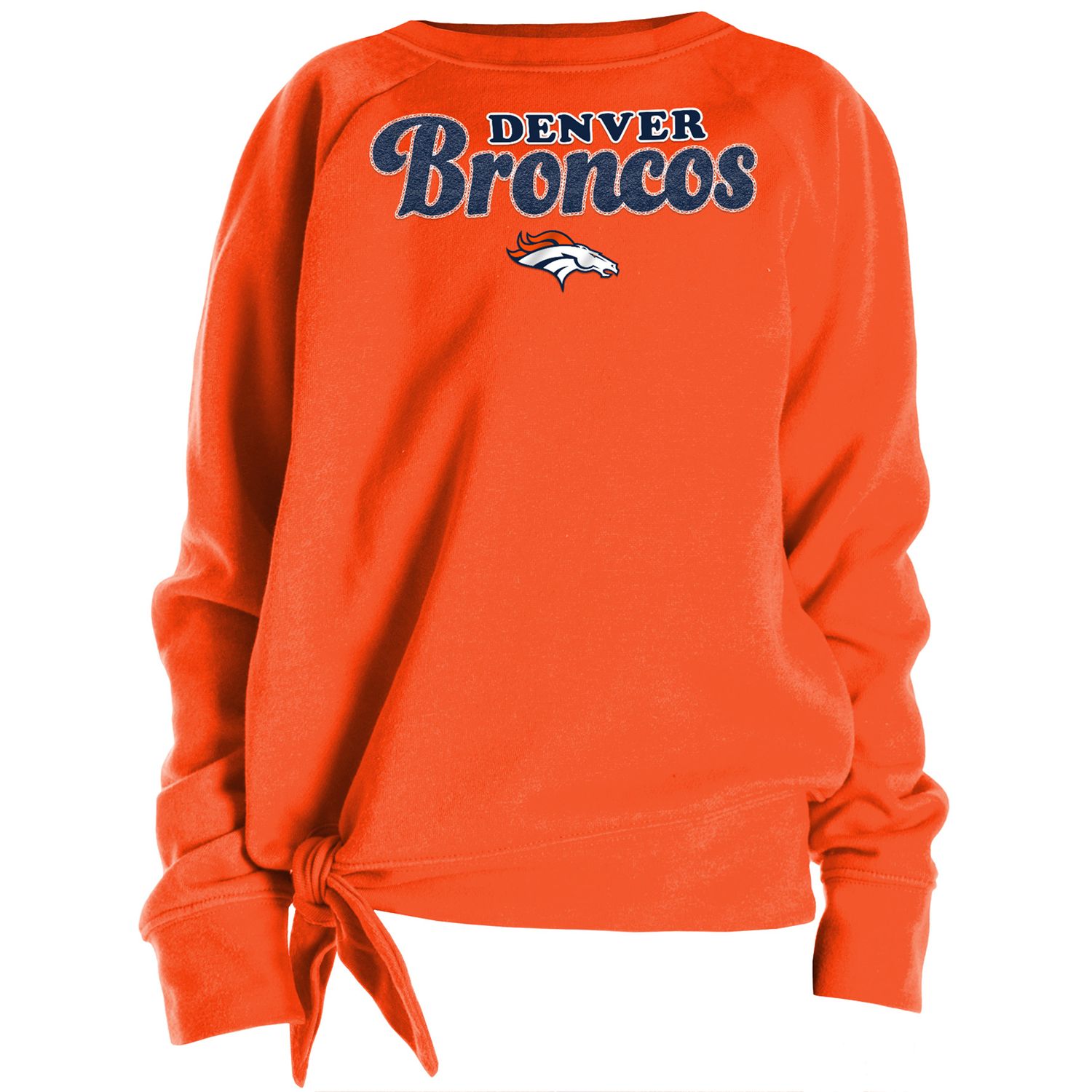 broncos crew neck sweatshirt